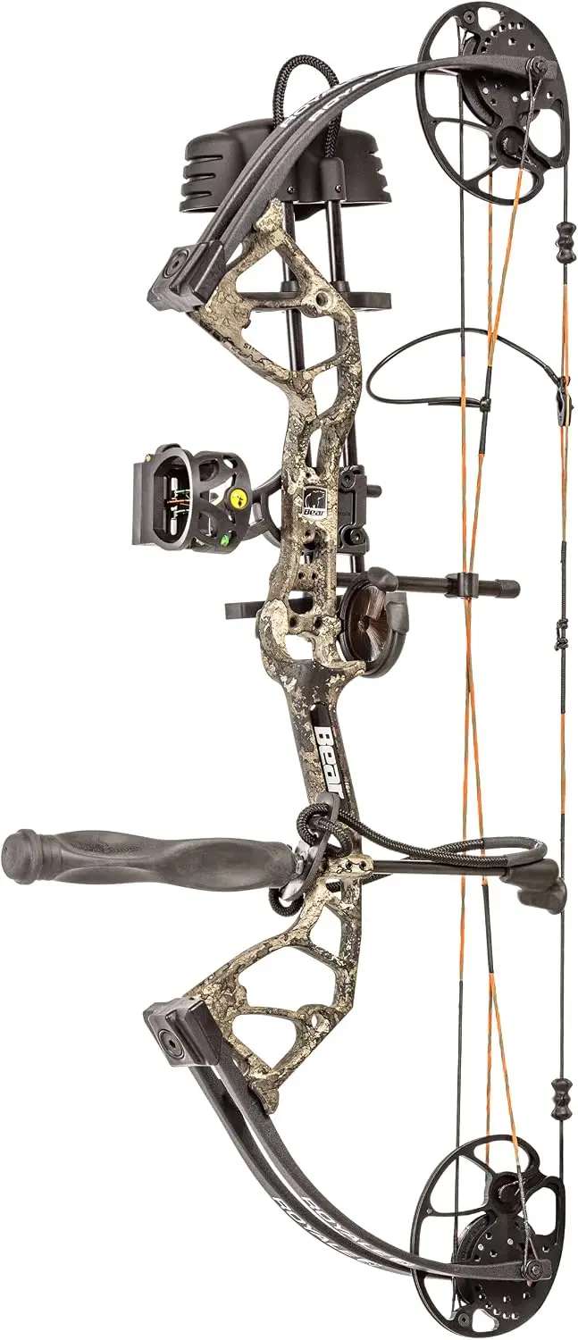 Youth and Adult Archery Compound Bow Kit with 12-27 In. Draw Length and 5-50 Lb. Adjustable Draw Weight, Complete Hunting Package