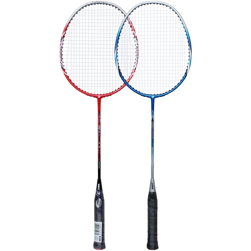 Raquette de badminton ultra légère en carbone pour hommes et femmes, durable, double raquette pour adultes, entraînement professionnel, sports