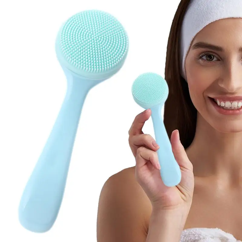 Brosse de nettoyage du visage en silicone doux, tampon de gIslande, épurateurs pour la peau, nettoyant pour le visage, doux pour la peau