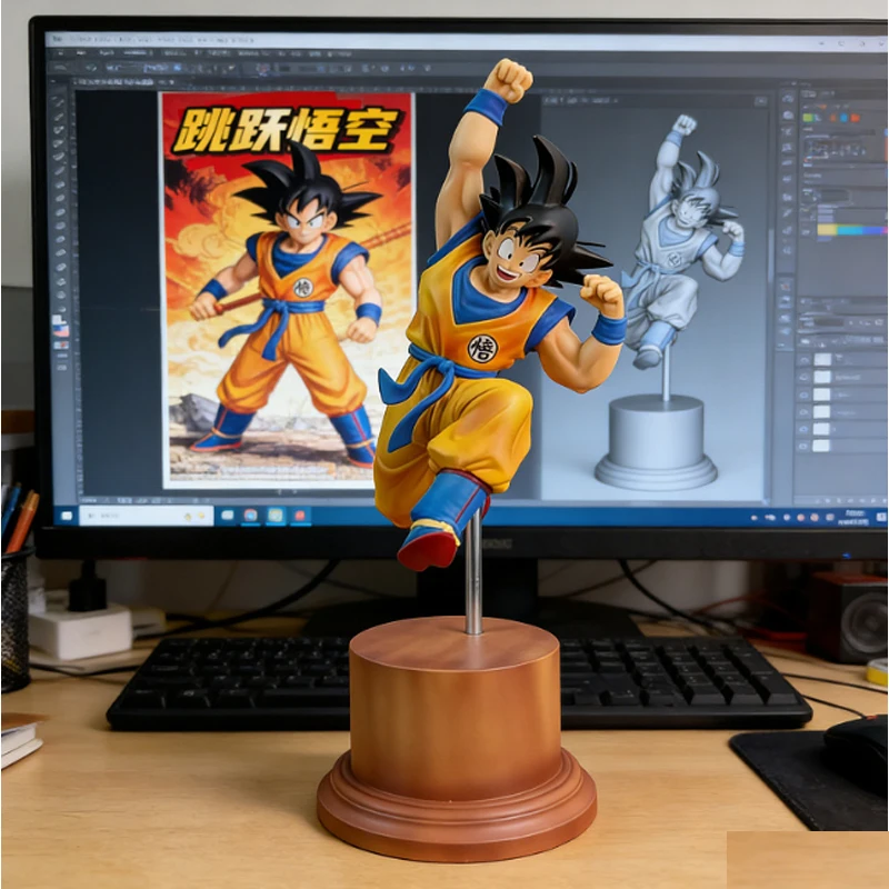 

Коллекционная фигурка Гоку из аниме Dragon Ball, 25 см, модель для декора, игрушка, подарок