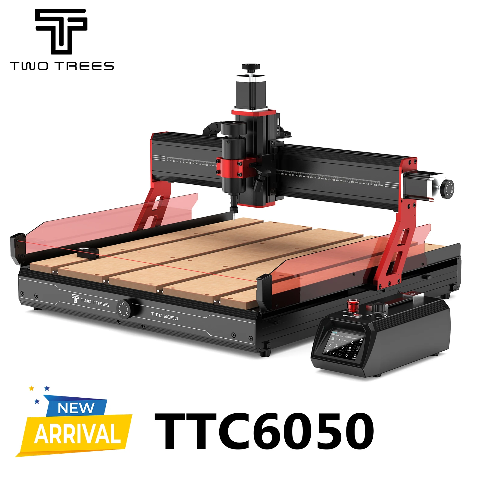 

Twotrees TTC6050 CNC Router Infrared Sensor 500W Spindle Ball Screw For Laser Engraving Milling Cutter Wood Metal Acrylic PCB