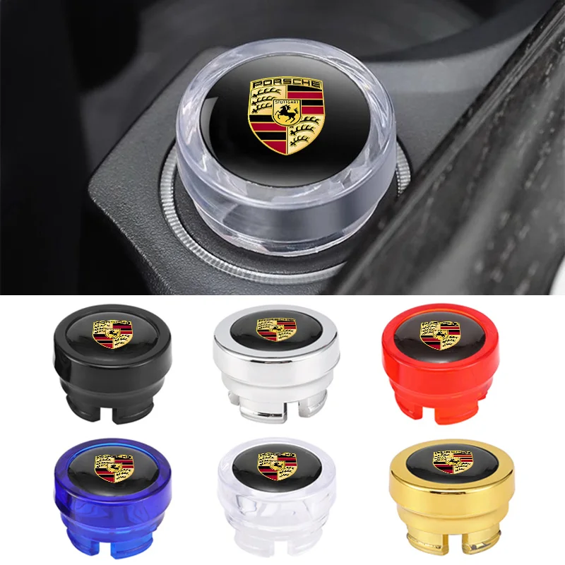 ABS Car Cigarette Lighter Cover Dust Proof Decoration Cap For Cayenne Panamera Macan 911 718 Taycan Boxster Cayman 918