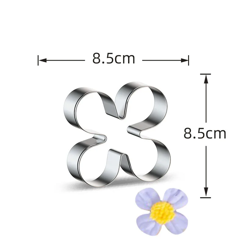 DIY Fondant Flower Sugar Biscuit Cutter Mold Baking Cookie For Cake Embosser Stencil Pastry Tools Stencil Kitchen Accesorios