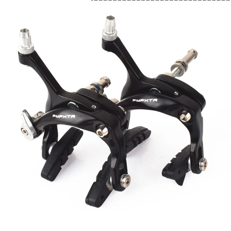 Road Bike C Brake Caliper Dual Pivot Caliper Folding Bicycle Side Pull Rim C Brake Center Mount Front Rear 47MM-59MM