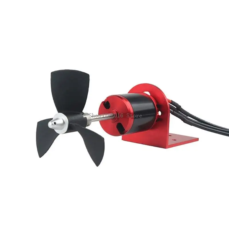 

Flexible Subaquatic Engine for Marine Robotics and Device Boats Highlighting Permanent Aluminum Housing and Efficient 6kg Push