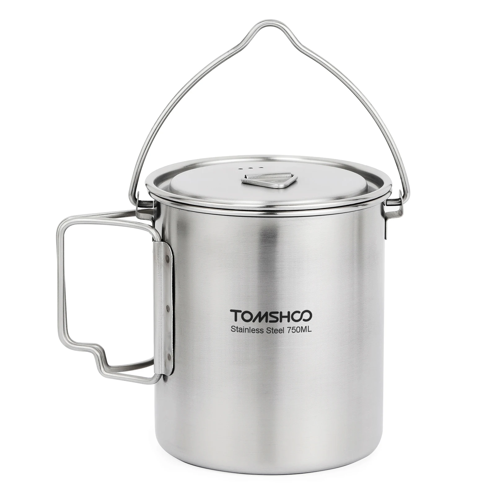 TOMSHOO 750ml roestvrijstalen - Camping Cooking Pot Stainless Steel recensie en prijs