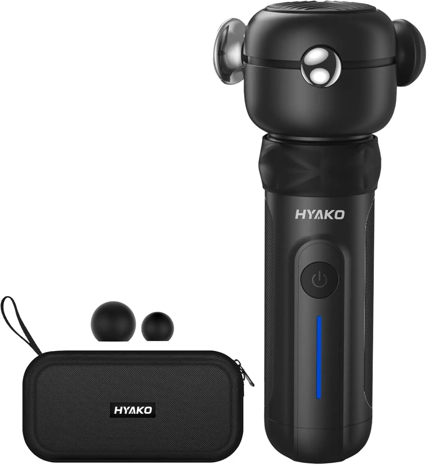 

SE Muscle Therapy Massage Gun - Deep Tissue Vibration Massager, Full-Body Pain Relief for Back, Neck, Shoulders, Legs – Black