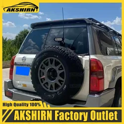 For Nissan PATROL Y61 1998 1999 2000 2001 2002 2003 2004 2005 2006 ABS Tail Trunk Wing Decoration color Rear Lip Spoiler