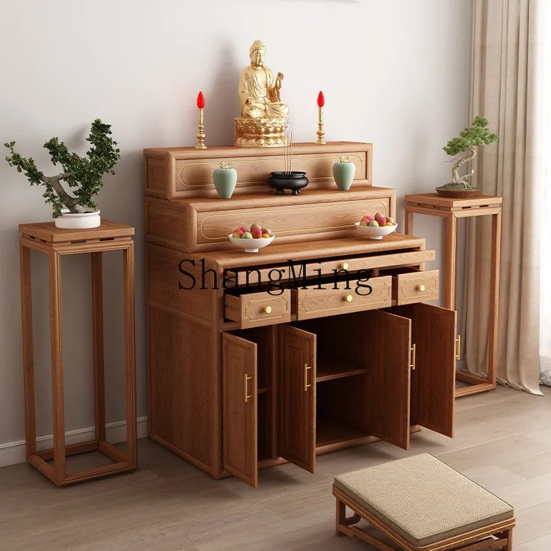 

FG three-layer offering table Shentai multi-layer step tribute table Buddhist hall Buddha table cabinet
