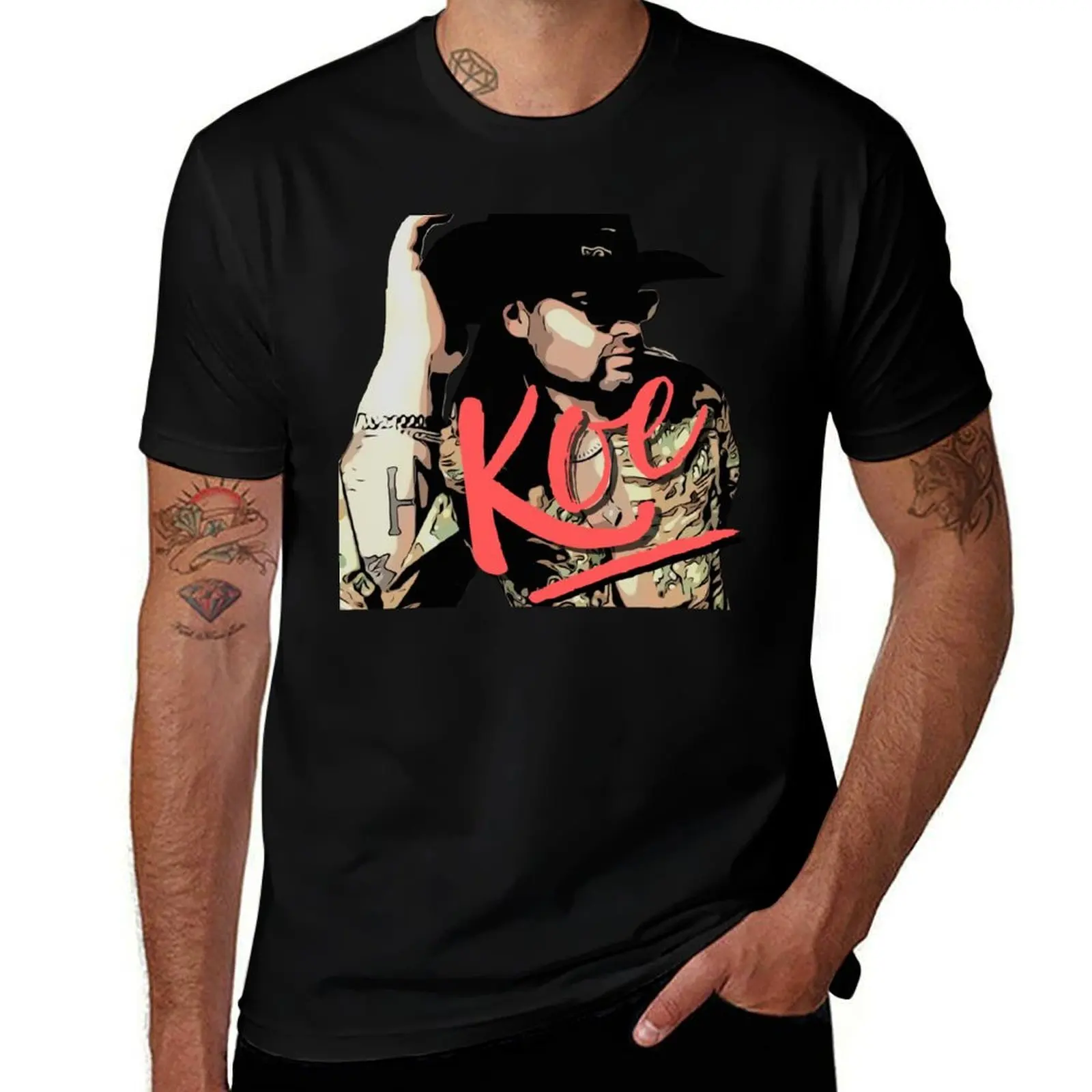 Koe (Wetzel) Tipping Hat T-Shirt Quick Dry Training Short Sleeve Tee T-Shirt