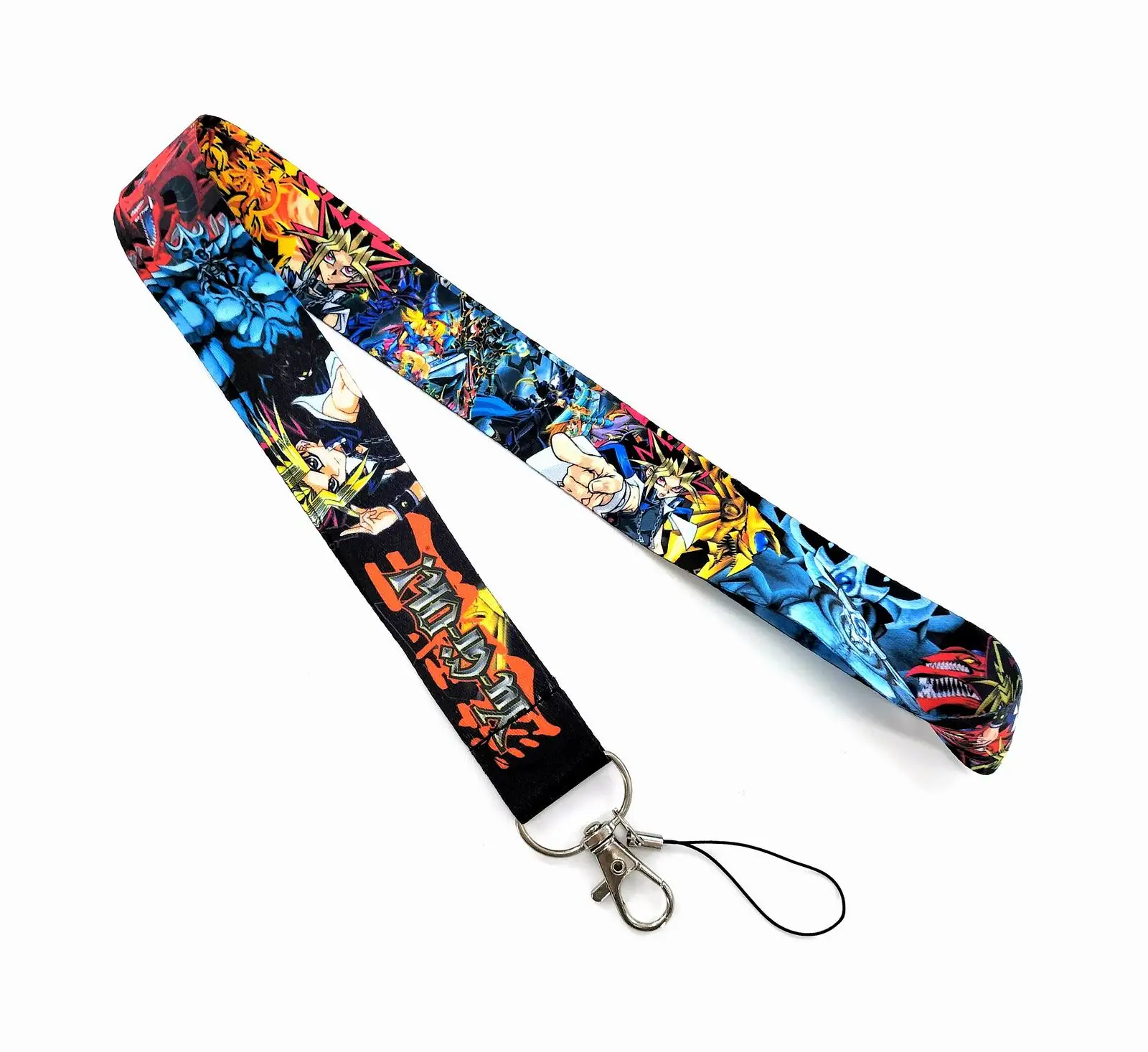 Cartoon Yu-Gi-Oh! Key Lanyard ID Badge Holders Animal Phone Neck Straps with Keyring Phone Accessories D094