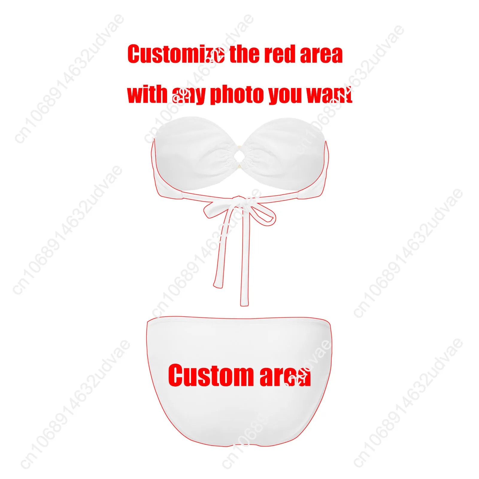 Beyoncé Strapless Swimsuit Womens Bathing Suits Personalized Fashion Swimwear Pool Party Sexy Bikini Customize Beachwear