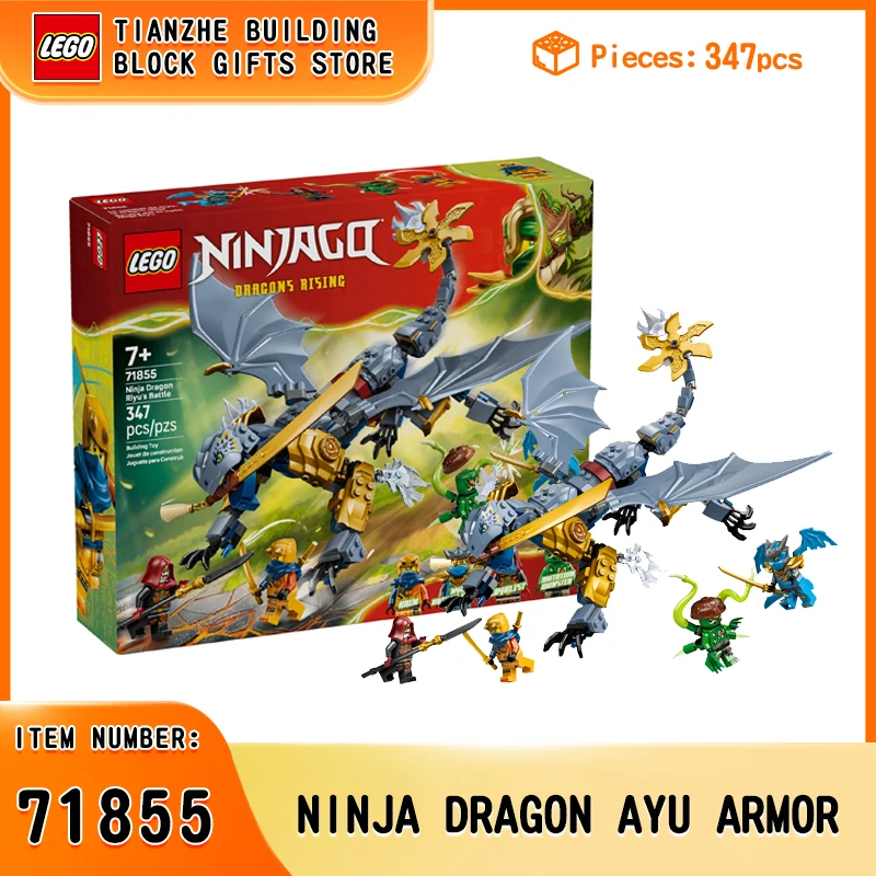 

LEGO Ninjago 71855 Ninja Dragon Ayu Armor | Cool Model Building Toy for Kids