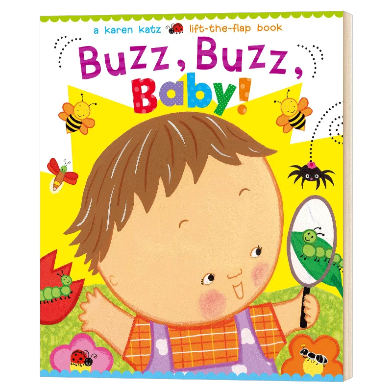 

Buzz Buzz Baby Karen Katz, Baby Children's books aged 1 2 3, English picture book, 9781442493131