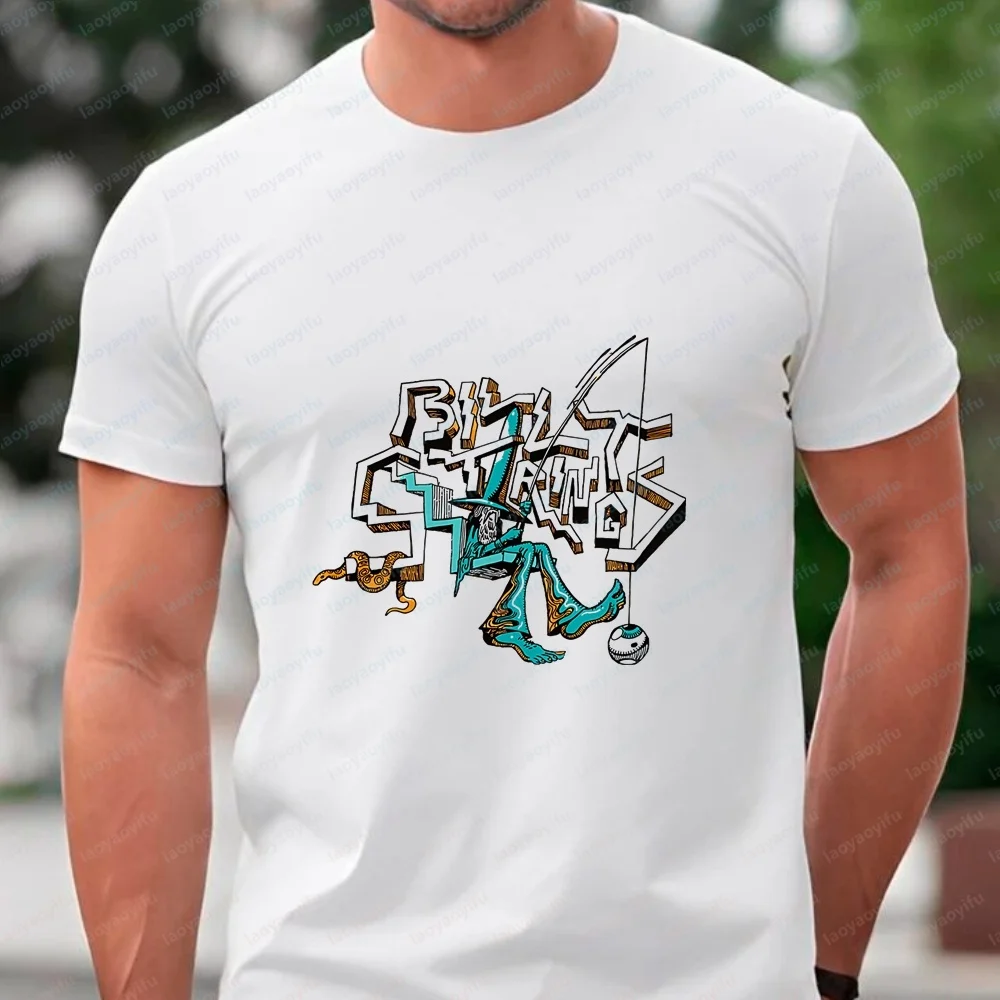 Billy Strings Printed T-shirt - Trendy Short-sleeved Shirt Suitable for Both Men and Women, Large Size, Comfortable T-shirt
