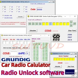 Radio Unlock Code Calulator Code Car Radio Calulator in EEprom for Alfa for BECKER forHonda forNissan forBMW...ect Many Cars