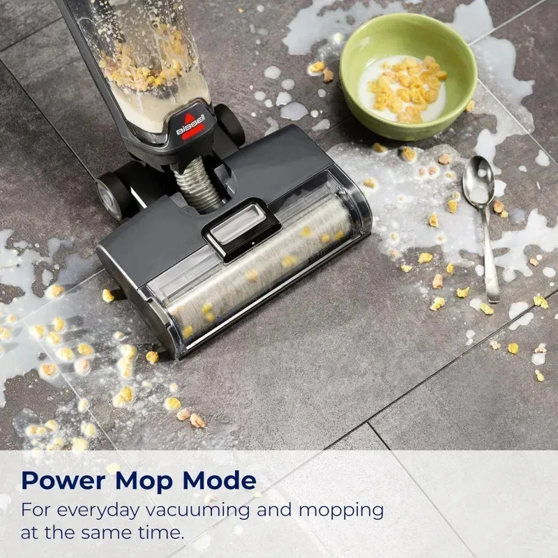 TGBFABISSELLS. ®   كروس ويف ®    OmniForce ™     منظف الأرضيات الصلبة متعدد الأسطح، مكنسة رطبة وجافة مع وضع مكنسة كهربائية جافة مخصصة، 3882، علي