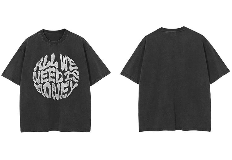 All We Need Is Money Graphic T-Shirt S19e39a7f8fda43c493000d48c751cdafg