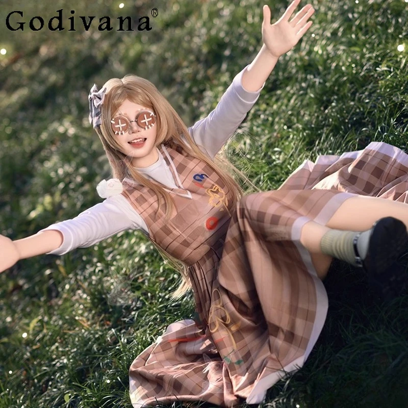 الشخصية الخامسة فتاة كوس الملابس مجموعة فستان المرأة الرعوية مهرجان فستان أنثى لعبة موضة أنيمي تأثيري فستان الدعاوى