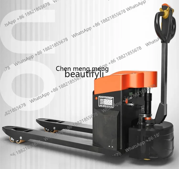 ss 8350 Electric Forklift Automatic Electric Trailer Hydraulic Loading Truck Warehouse Site Pallet Truck