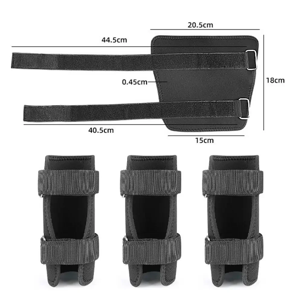 1pc Adjustable Straps Kettlebell Wrist Guards Lightweight Durable Forearm Guards 7mm Protection Comfortable Wrist Guards