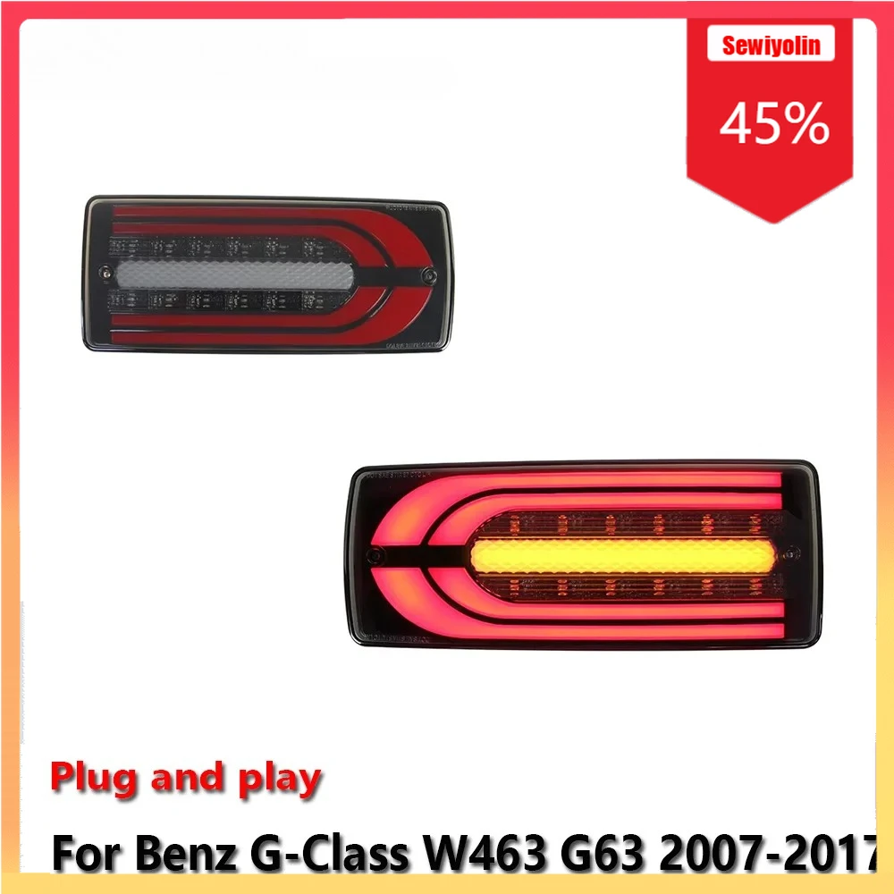 

Car Lamps Tail Light Assemblies For Benz G-Class W463 G63 2007-2017 Auto Fog DRL Brake Turn Signal Lamp Plug and Play