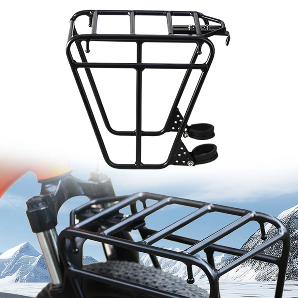 

Front Rack For Bikes Aluminum Alloy Bike Rack For Bike Commuting 4MM Steel Plate High Load Capacity For Balanced Bike