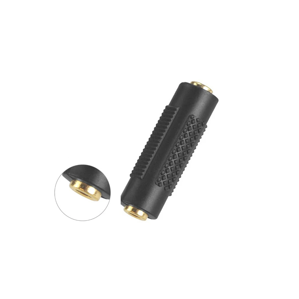 1PCS 3.5mm Female To Female F/F Jack Stereo Audio Adapter Converter Connector Extension Cable For Headphone Audio