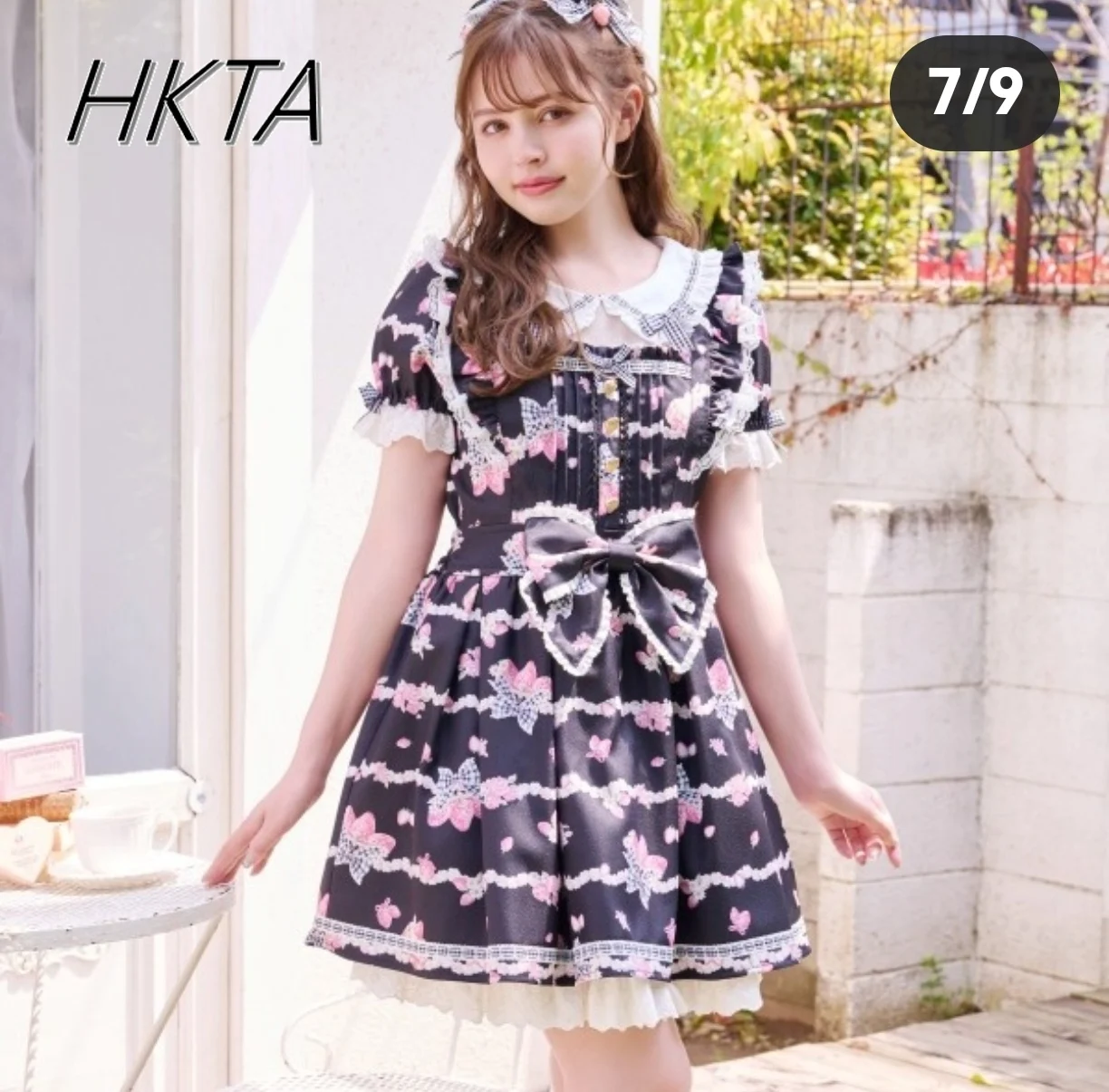 

Японские платья Liz для женщин и девочек, кавайное милое платье Лолиты с большим бантом, лето 2026, новое платье с короткими рукавами и принтом феи и клубники