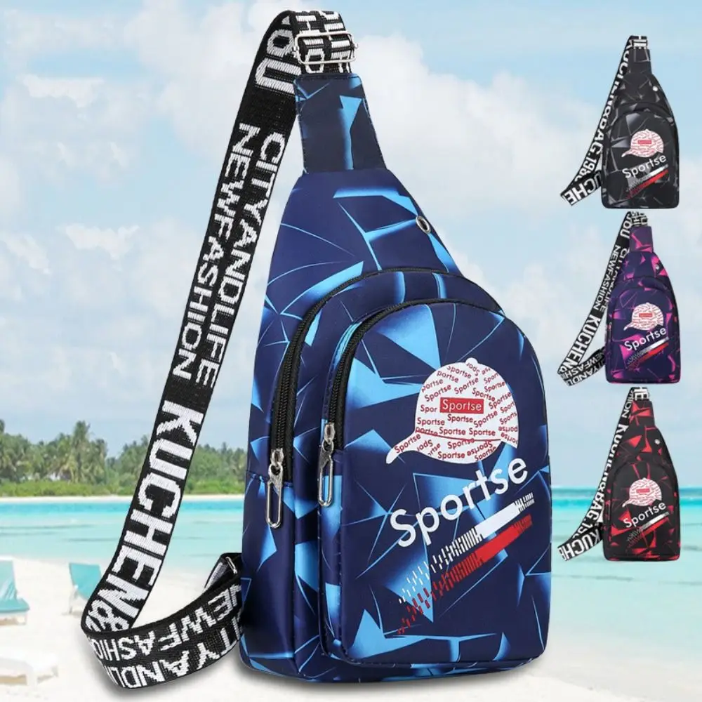 Casual Chest Bag Shoulder Crossbody Bag Male Anti Theft Multifunction Bags Man Sports Travel Pack