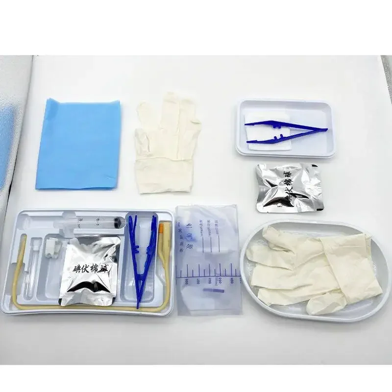

Individually Sterilized Urinary Catheters Bag with 12Fr/14Fr/16Fr/18Fr/20Fr/22Fr Double Lumen Catheter