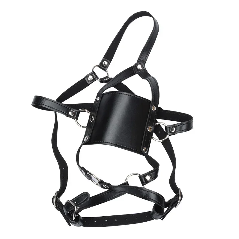 قناع الجنس المكونات الفم bdsm لعبة صنم الرجال الفم الكمامة المكونات الإناث حزام العفة الجنس لعب للنساء قناع الهالوين منتجات جنسية