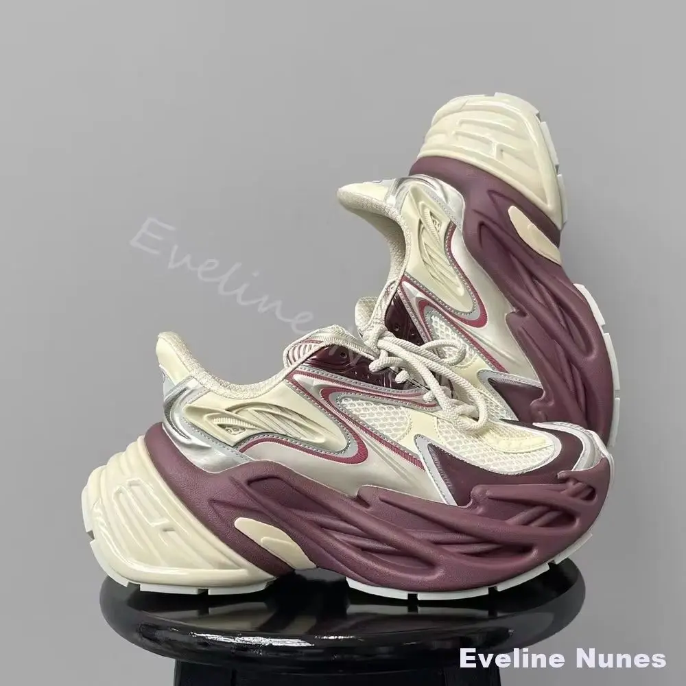2026 Spring/Summer New Arrivals Silver Sneakers Women 6cm Platform Height-Increasing Casual Sneakers Fashion Casual Couple Shoes