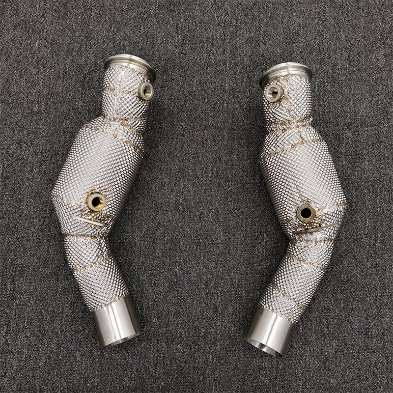 PRO Catted Downpipe for ALFA ROMEO Giulia Quadrifoglio Exhaust Pipe SUS304 Stainless Steel Downpipe With Catalyst