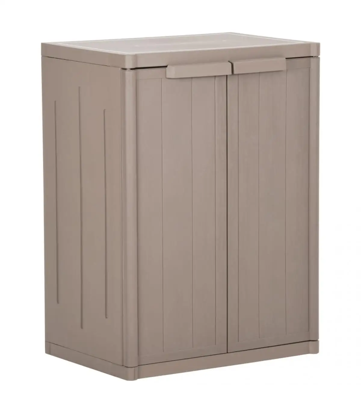 Lockers and storage cabinets garden storage cabinet PP appearance Wood 65x45x88 cm