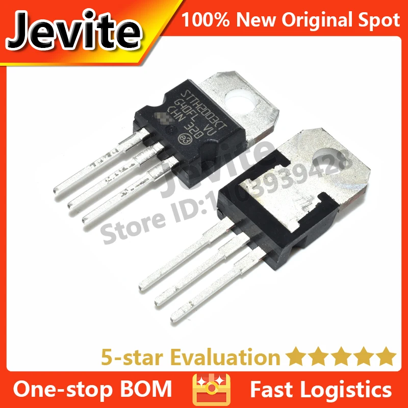 

Jevite 100% New Original electronics Controller 10-50 units/lote STTH2003CT TO-220 300V 20A diode transistor