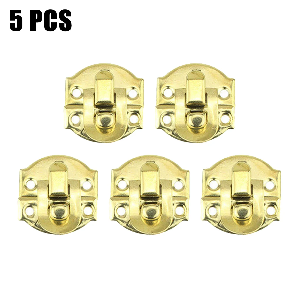 Iron Box Latch Hasp Hook Clasp Trunk for toggle For Wooden Jewelry Chest Wine Case Suitcase Lock Padlock With Screws Hardware