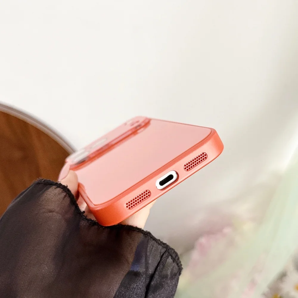 Luxury Candy Color Tempered Glass Camera Protection Case for iPhone 17 16 15 14 13 12 11 Pro Max 17 16 15 Pro 14 13 12 11 Cover view 6