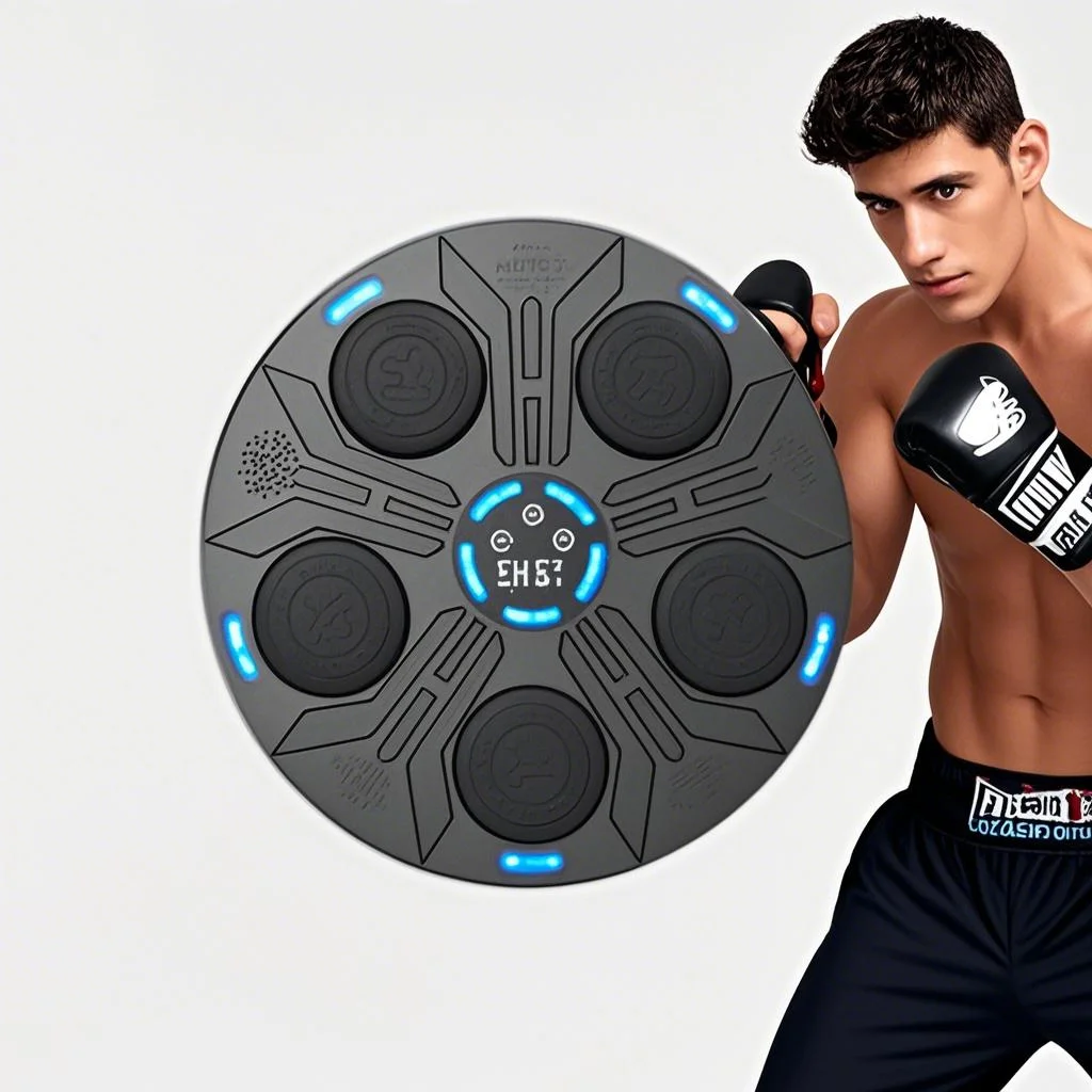 

Smart Music Home Fitness Boxing Training Machine - Effective, Fun Exercise Tool for Workout and Entertainment