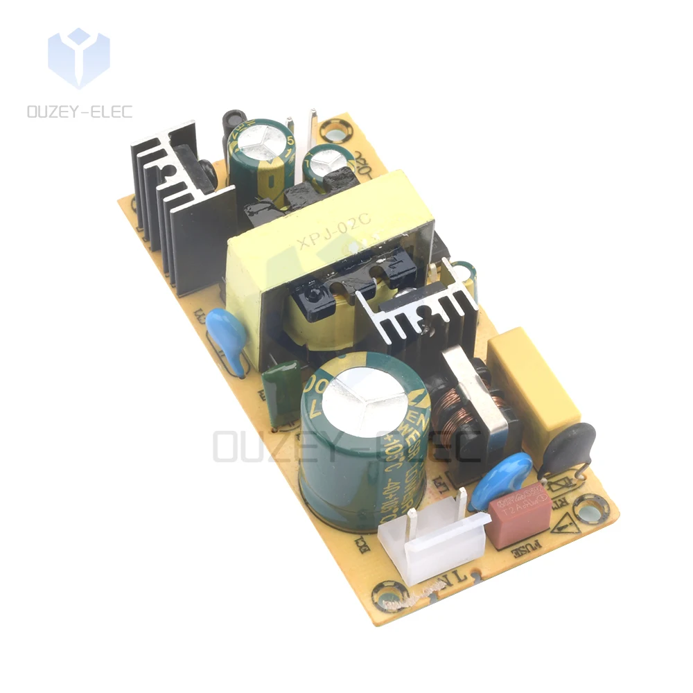 AC-DC O2C 12V 3A 36W Switching Power Supply Module Bare Circuit 220V to 12V 24V Overload Board for Replace Repair