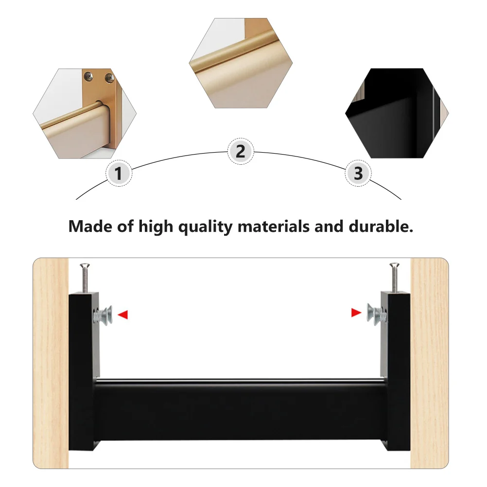 

4Pcs Zinc Alloy Closet Rod Base Rustproof Flange Seat Support Home Wardrobe Bathroom Kitchen Accessories