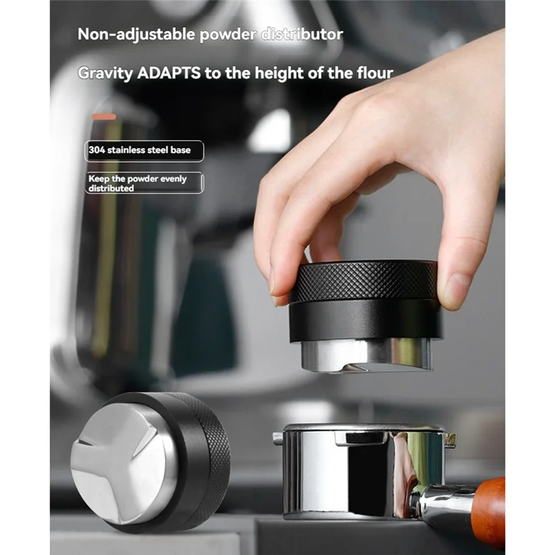 B98A-Coffee Leveler Espresso Distribution Tool Coffee Distributor For Office Professional Espresso Distributor For CAFE
