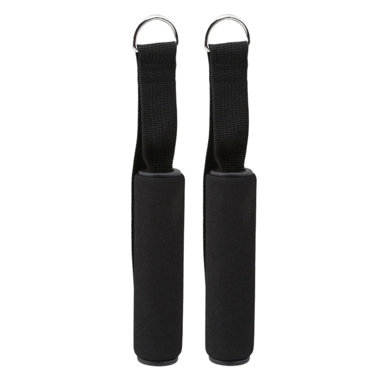 

2pc Gym Resistance Bands Handles Anti-slip Grip Strong Nylon Webbing Fitness Heavy Duty Cable Machine Workout Equipment