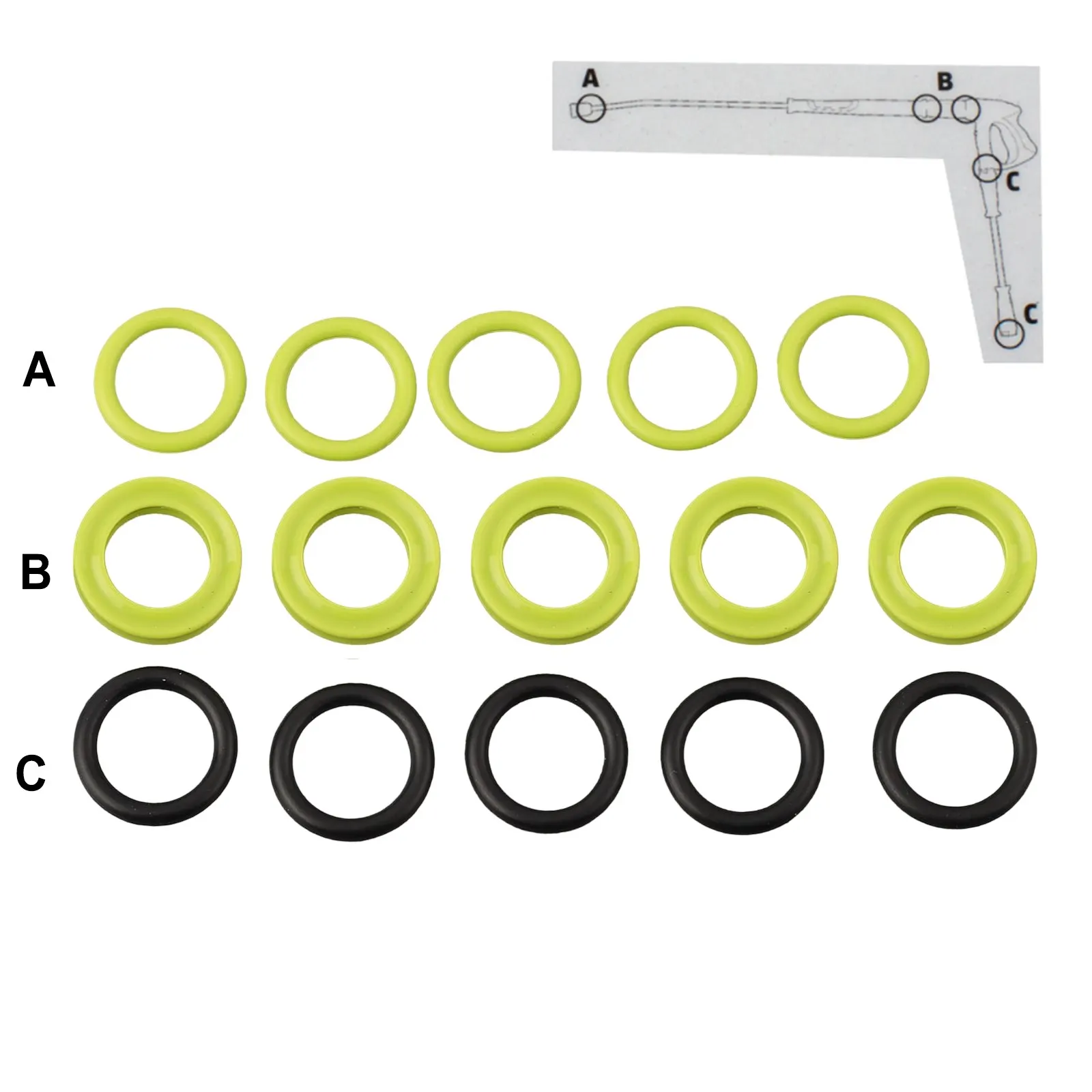 Replacement Parts Kit Silicone Seal Industrial For Karcher EasyForce 2.880-001.0 Pressure Washers Sealing Set With Seal O-ring