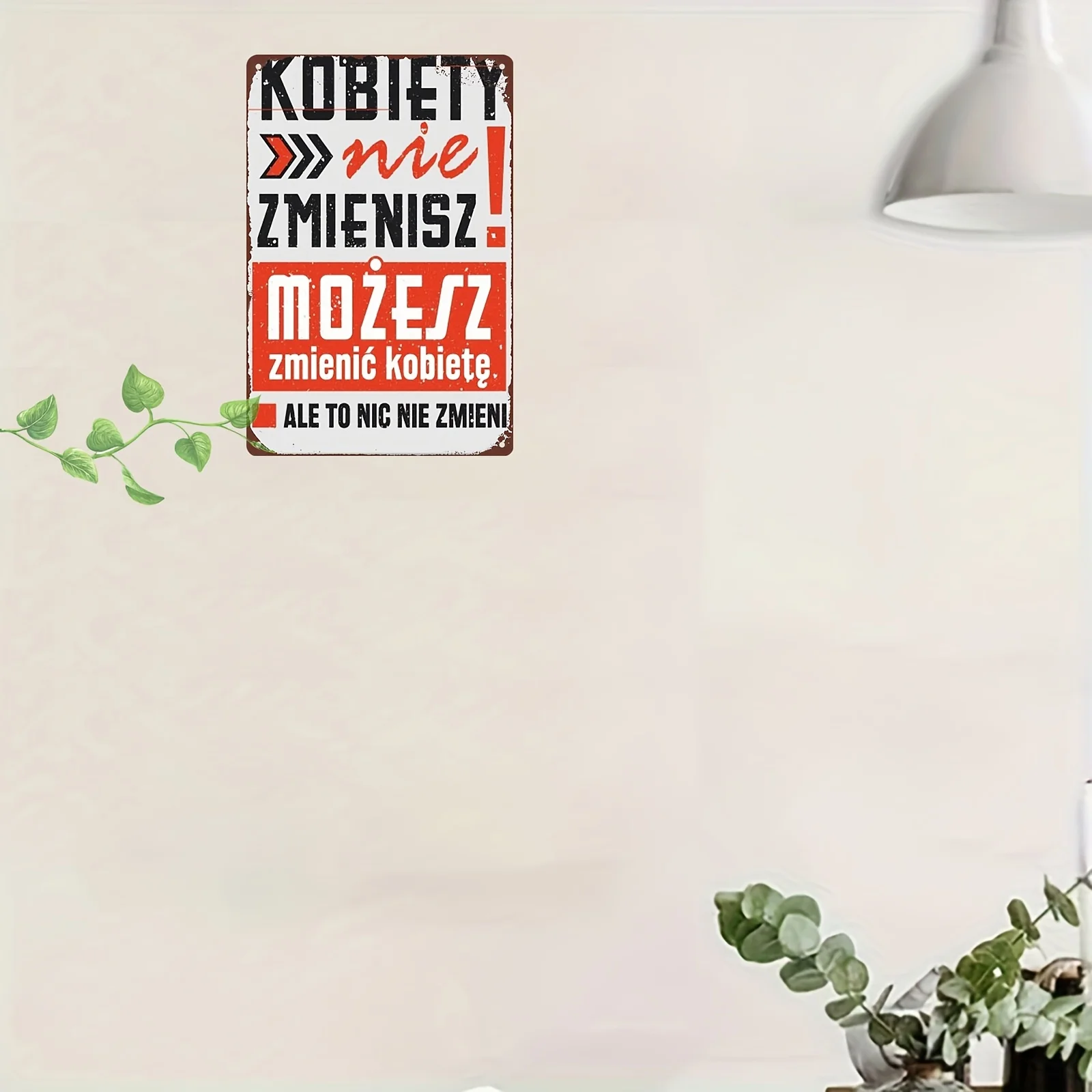 2D Flat, 1pc Polish Humor Metal Sign Polish-Language Funny Phrases & Polish Zycie Aluminum Wall Art for Home, Bar, Pub, Cafe