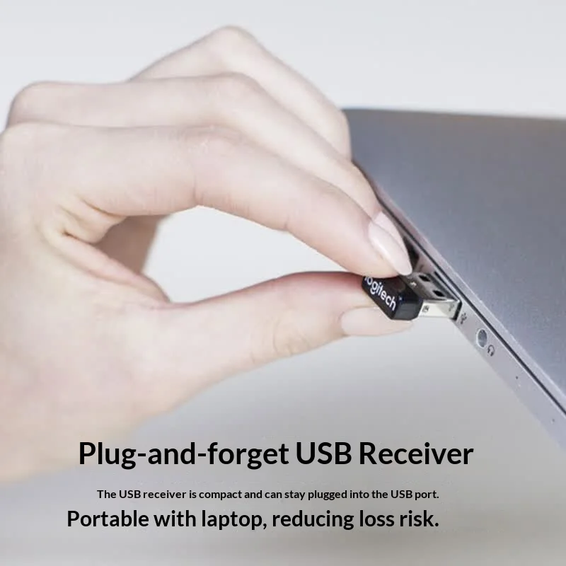 Logitech M170 2.4G Wireless Mouse Nano USB Receiver 1000DPI Optical Tracking 12 Months Battery Office Mice for PC Laptop Mac
