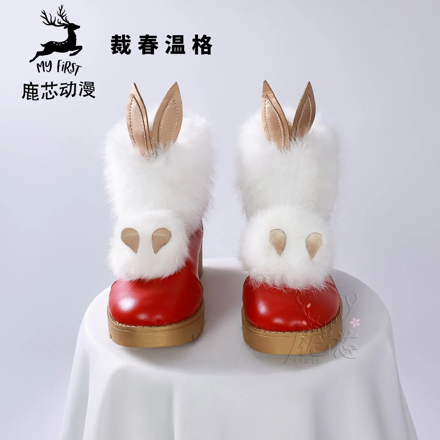 

Game LOL Gwen Cosplay Shoes Halloween Carnival Boots PU Leather Shoes Cosplay Props Custom Made