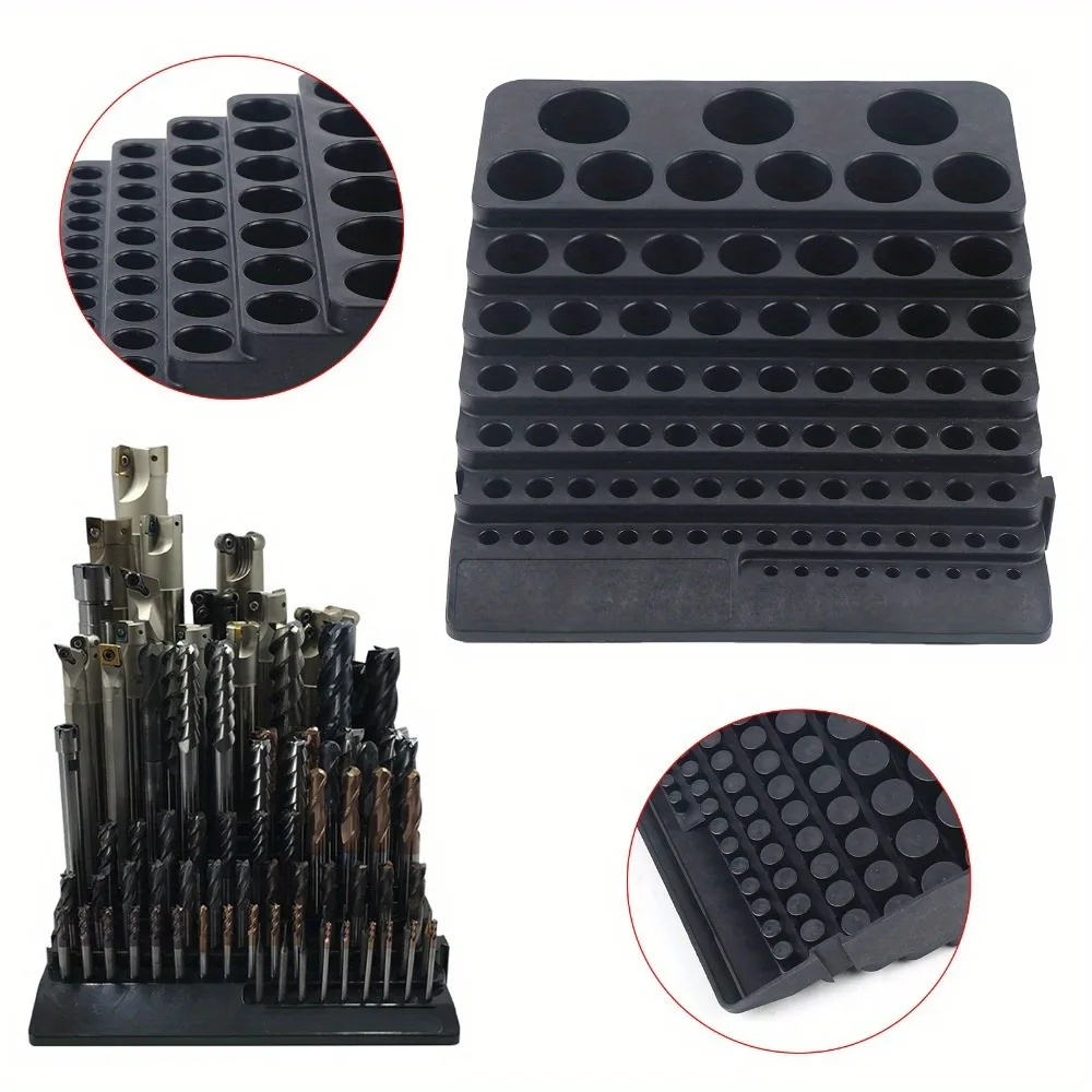 Holes Milling Cutter Storage Box Multifunctional Drill Bit Storage Organizer Case Tool Holders Large Capacity Storage Box