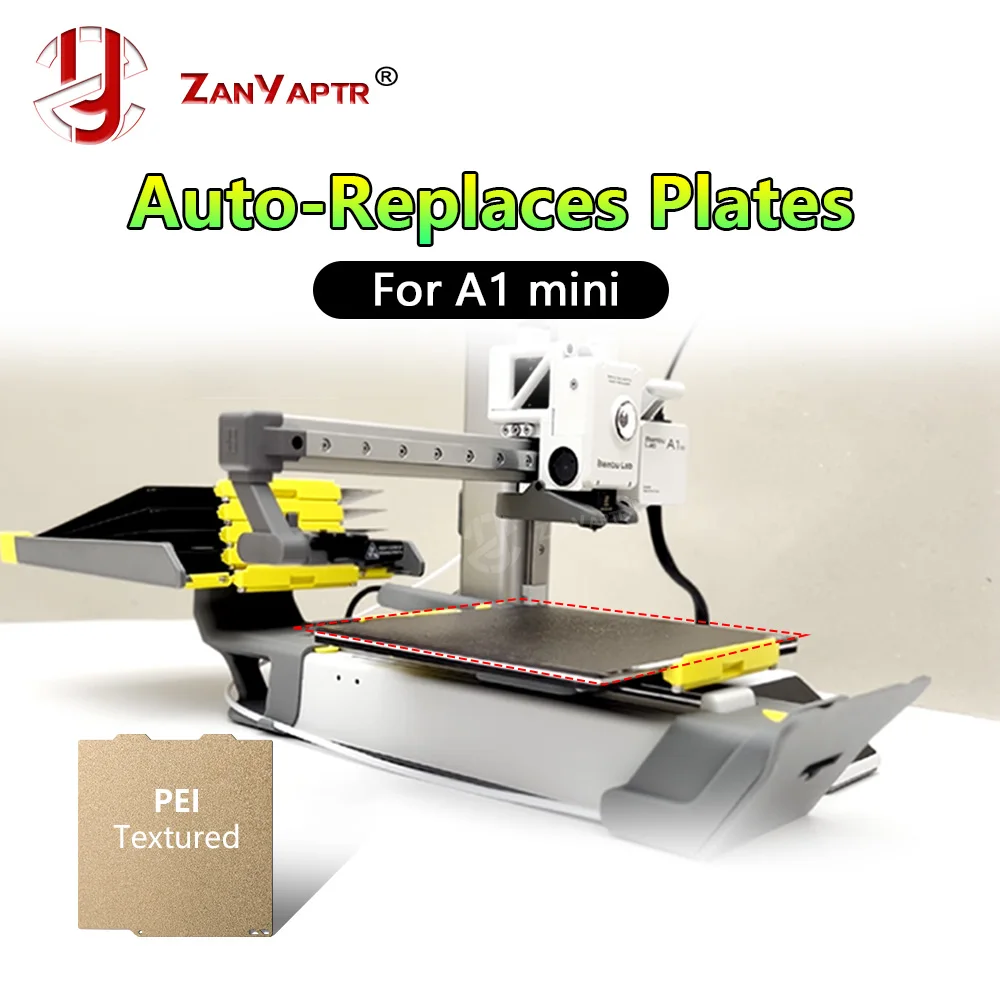 A1mini automatic replacement plate with precise holes double-sided PEI For bambu lab A1 mini