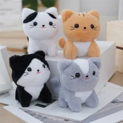 Cartoon Little Flower Cat VIP Guests Cat Plush Toy Keychain Pendant Backapck Hangings Decoration Gifts